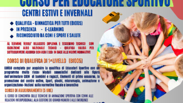 Corso Educatore Sportivo